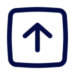 Arrow Up 1 SVG Icon